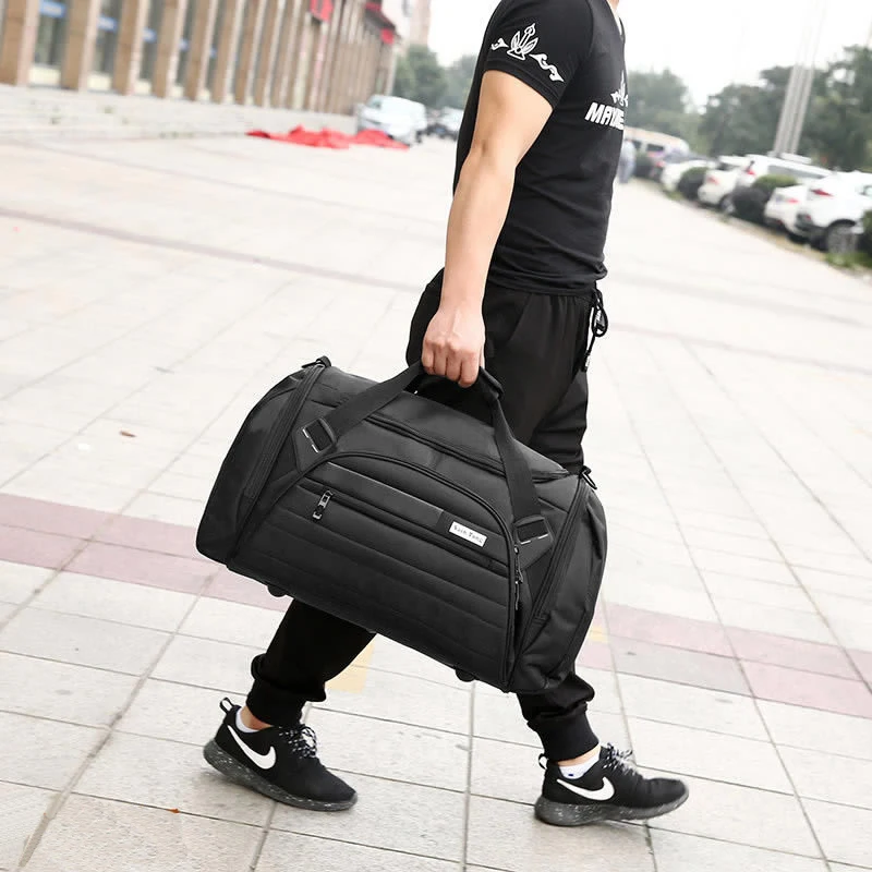 Bucbon 45l Large Multi-function Sport Bag Men Women Fitness Gym Bag Waterproof Outdoor Travel Sports Tote Shoulder Bags SGD001