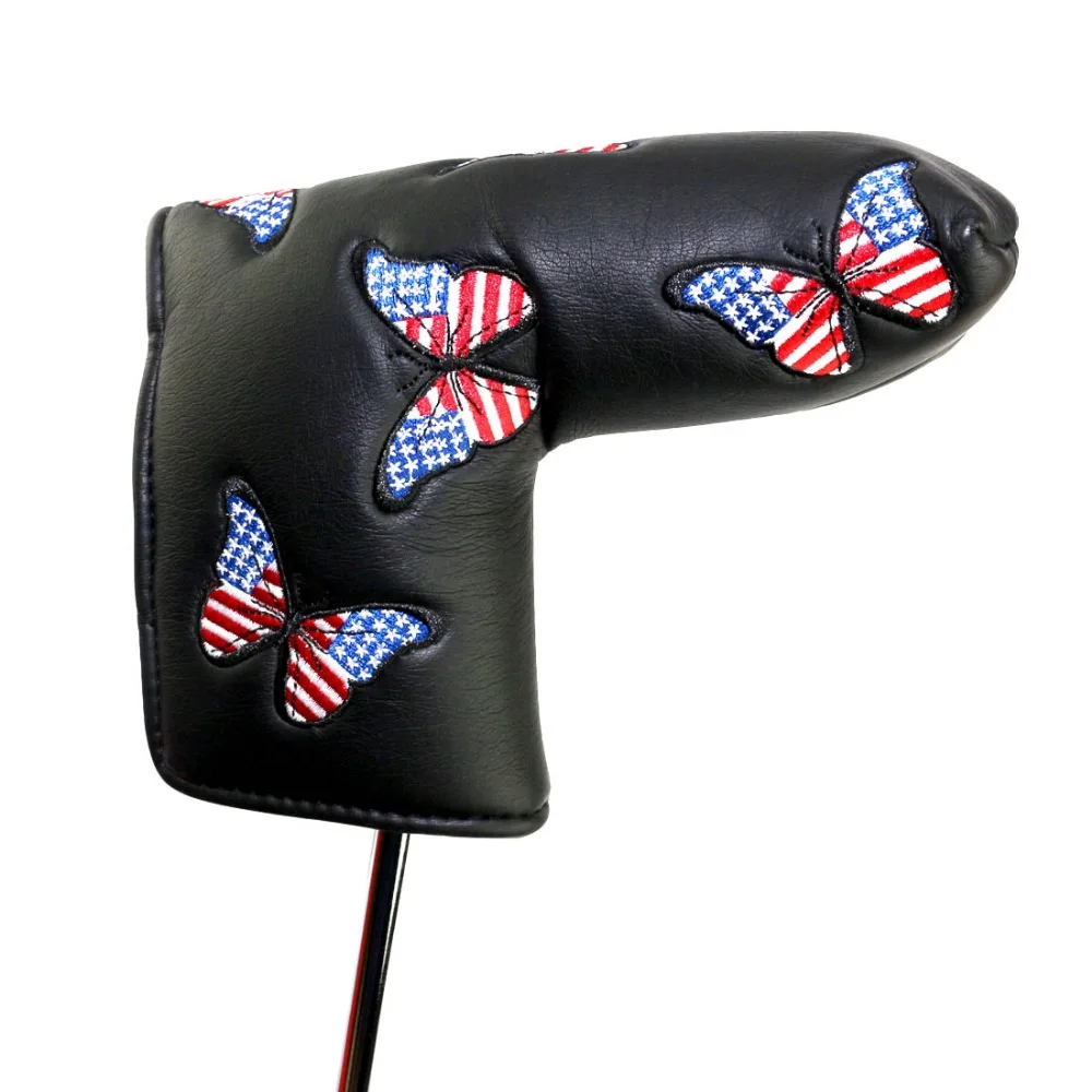 High Quality Golf Putter Covers with Butterfly USA flag Embroidered Pattern | Спорт и развлечения