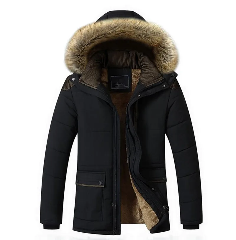 

Nice Pop Warm Men Casual Jackets Coat Plus Cotton Coat Overcoat Fashion