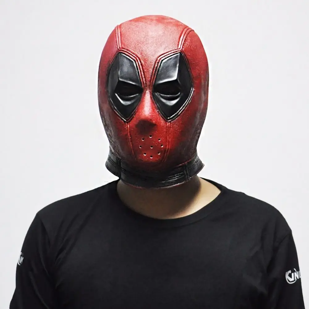 Marvel Дэдпул маски Хэллоуин Косплэй костюм реквизит супергероя фильм латекс маска