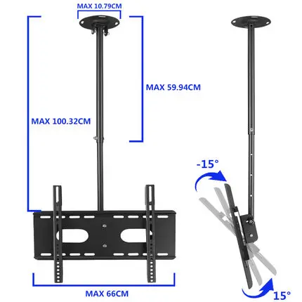 Потолочный кронштейн для телевизора подходит большинства 26 50 &quotLCD LED плазменный
