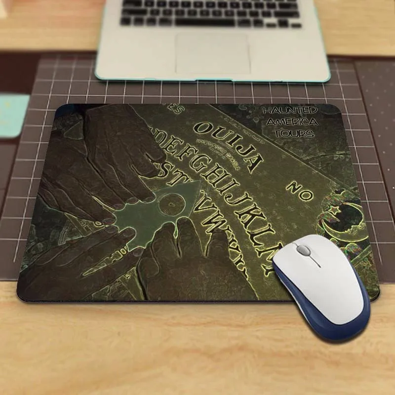 250mmx290mm Top Selling Luxury Printing Ouija Board Custom Skin Non Slip Durable Rubber Mousepad for PC Optical Mouse - Color: 250mmx290mm