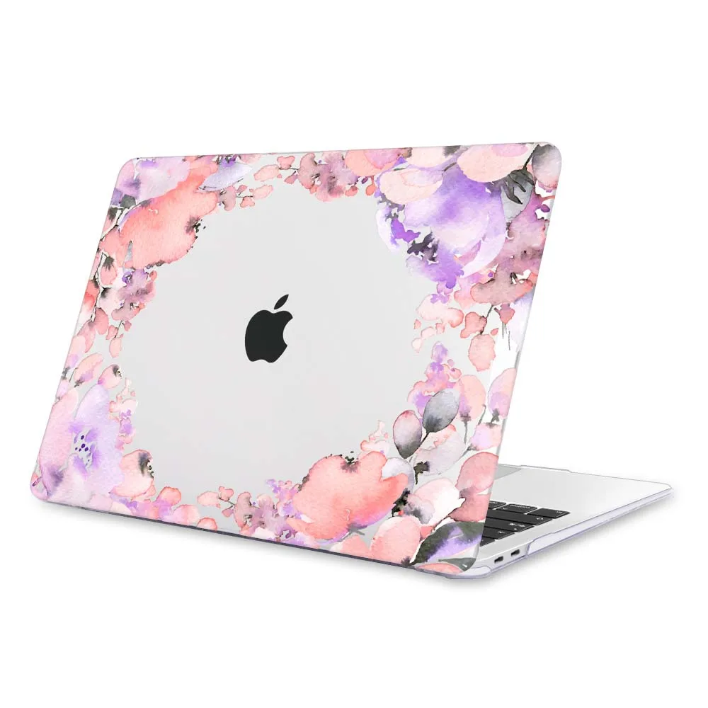 Чехол с кристальным принтом с клавиатурой, Защитная пленка для экрана для MacBook A1932 Air Pro retina 12 13 15 Touch Bar A1989 A1990 - Цвет: Z003