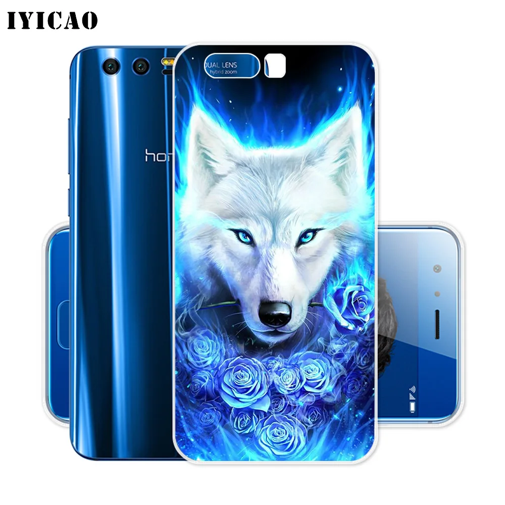 Мягкий силиконовый чехол IYICAO для Huawei Y9 Y7 Y6 Prime 2018 Honor 8C 8X 8 9 10 Lite 7X 7C 6A 7A