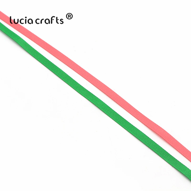 Lucia Crafts 100y 6 мм многоцветные корсажные ленты бант поделки Сделай Сам шитье ручной работы упаковочные материалы аксессуары 040054279