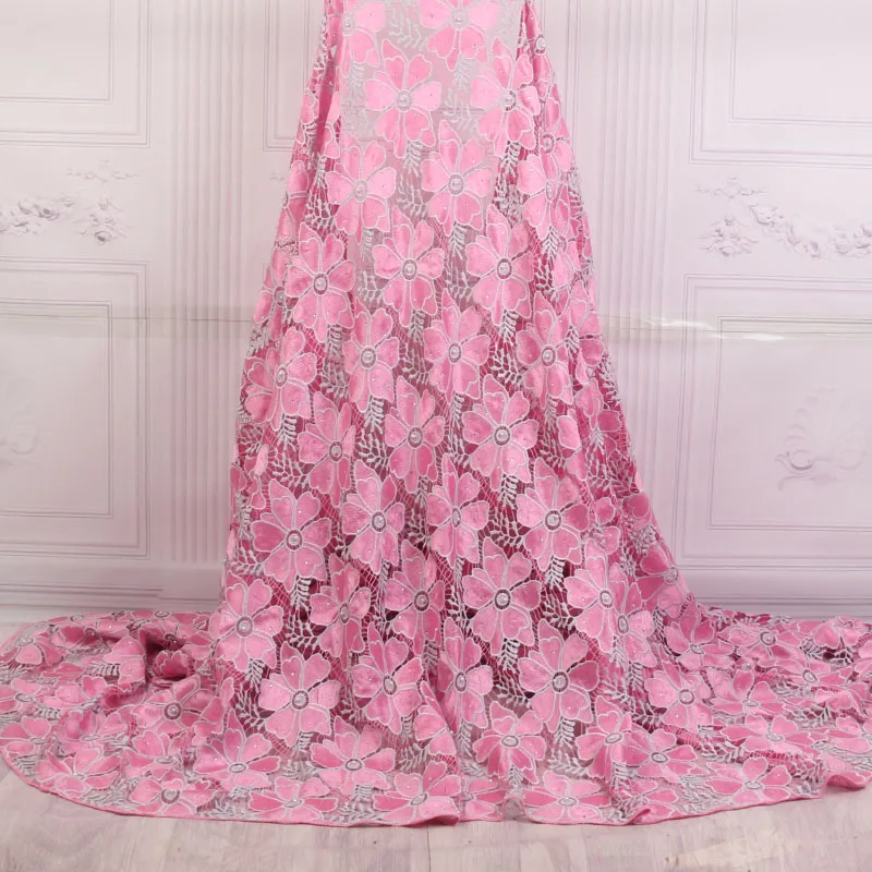 EuropeanWomen Evening Dress Mesh Lace Fabric New Nigerian Style Sequins and beading French Net Sequined Guipure | Дом и сад