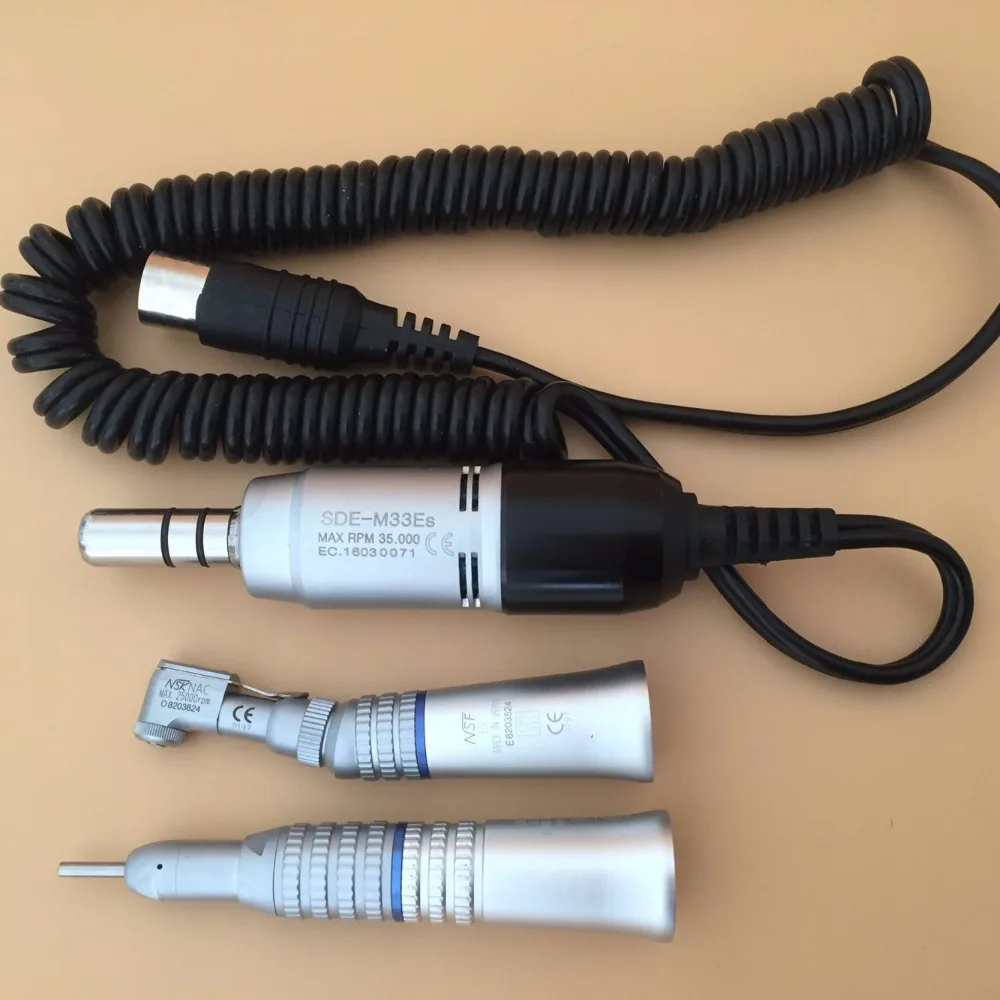 Стоматологический лаборатория 35000 об./мин. Прямой наконечник с обратным углом