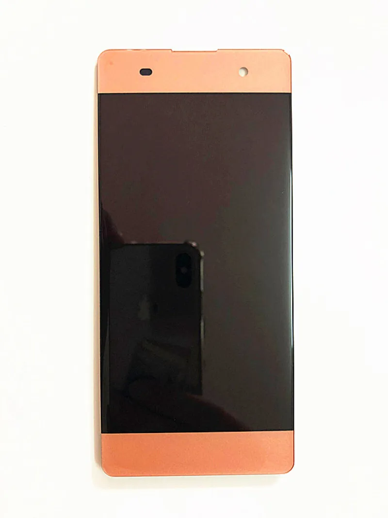 Протестировано " для Sony Xperia XA F3111 F3112 F3116 ЖК сенсорный экран дигитайзер сборка запасные части XA дисплей - Цвет: Pink NO Frame