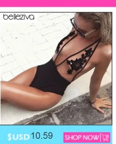 Женский сексуальный цельный купальник Belleziva в полоску с вырезом на спине и глубоким v-образным вырезом, женский купальник, монокини