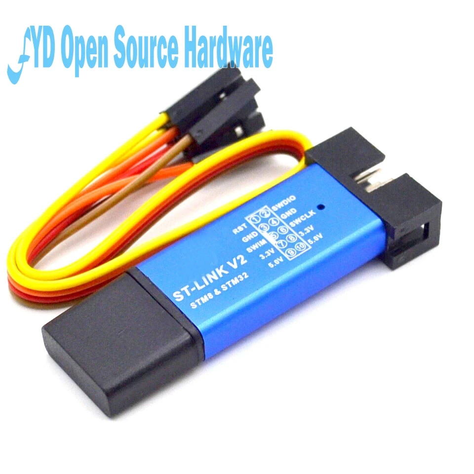 1 шт. ST LINK Stlink Link V2 Mini STM8 STM32 симулятор загрузки программатор программирования с