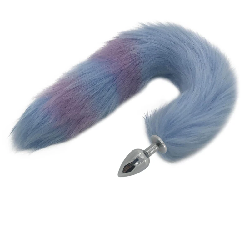 Metal Anal Sex Toys Anus Bead Smooth Butt Plug Fox Tail Massager Insert Shop for Women Men Couples H8-211B | Красота и здоровье