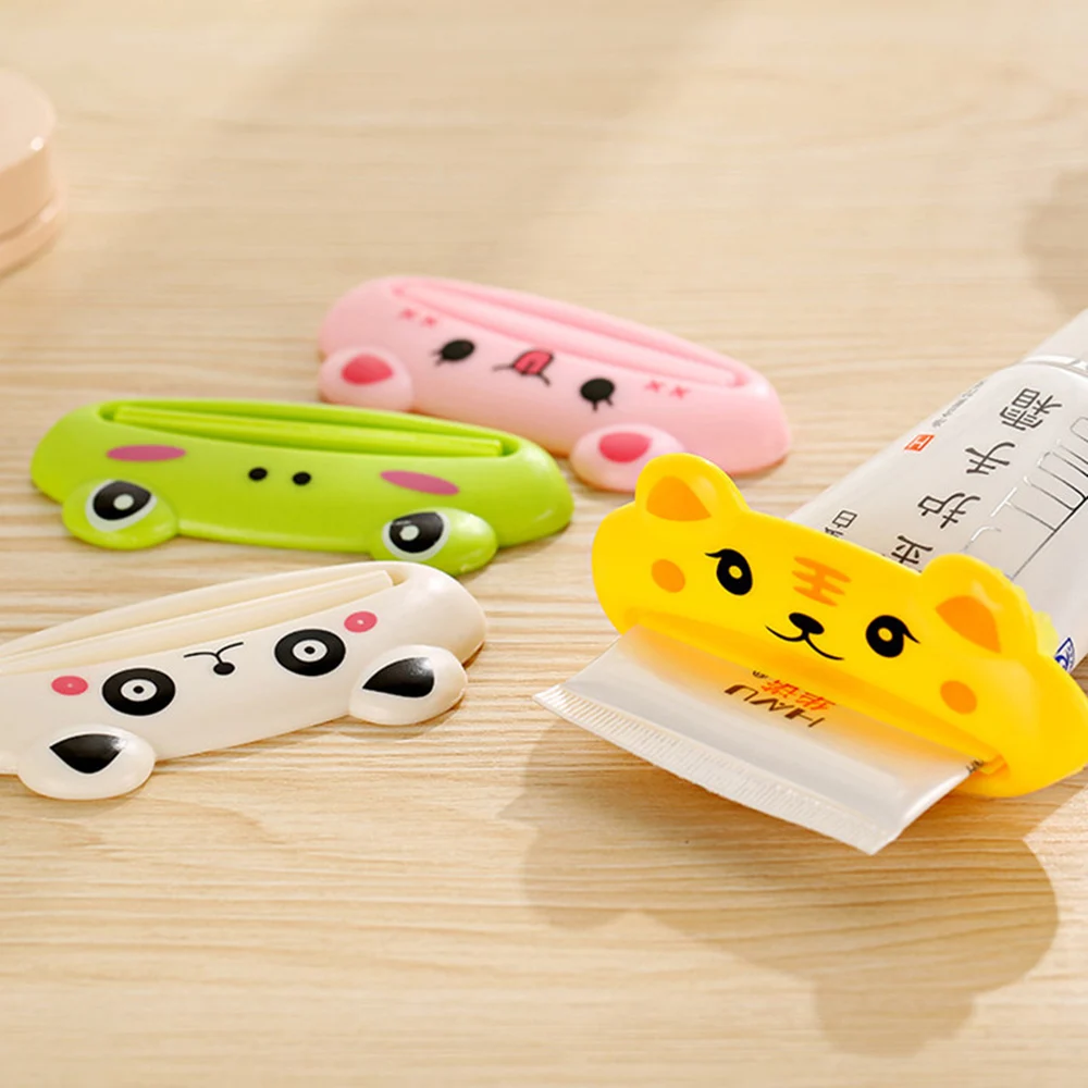 2 шт. многофункциональный дозатор для зубной пасты с милыми животными легко