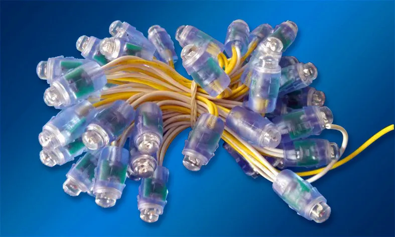 12 мм диаметр светодиодных одноцветных узлов узел сквозного отверстия DC5V