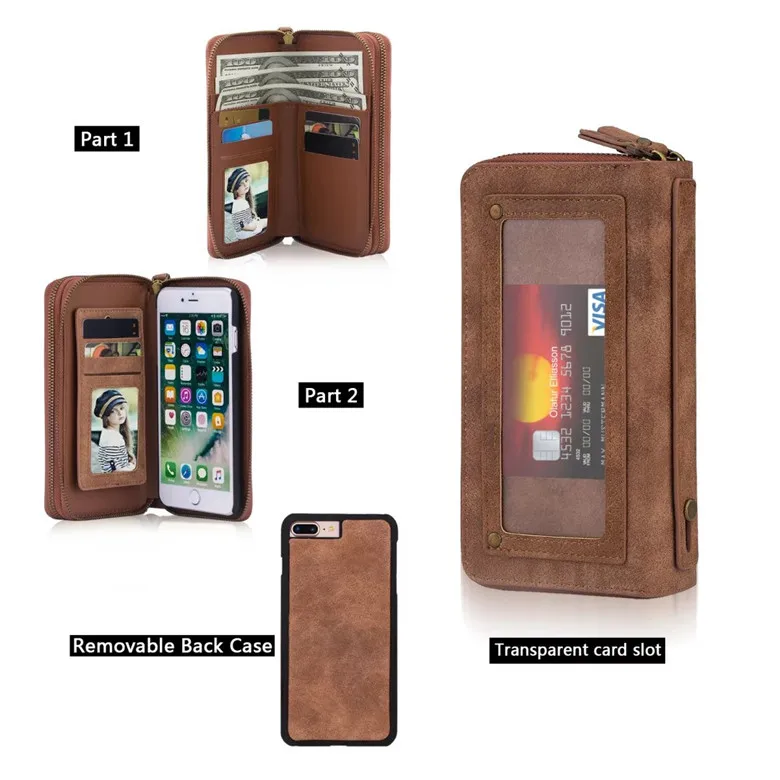 Для iPhone X 8 Plus 7 6 S casepremium кожаный чехол портмоне с откидной крышкой подставкой фото