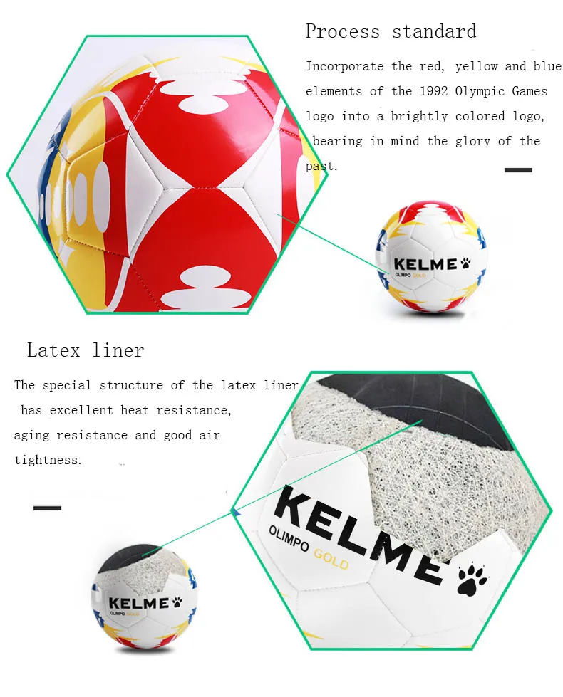 Футбольные мячи KELME, футбольные мячи, футбольные мячи из полиуретана, тренировочные мячи для внутреннего футбола, официальный размер 4 матча K15S929