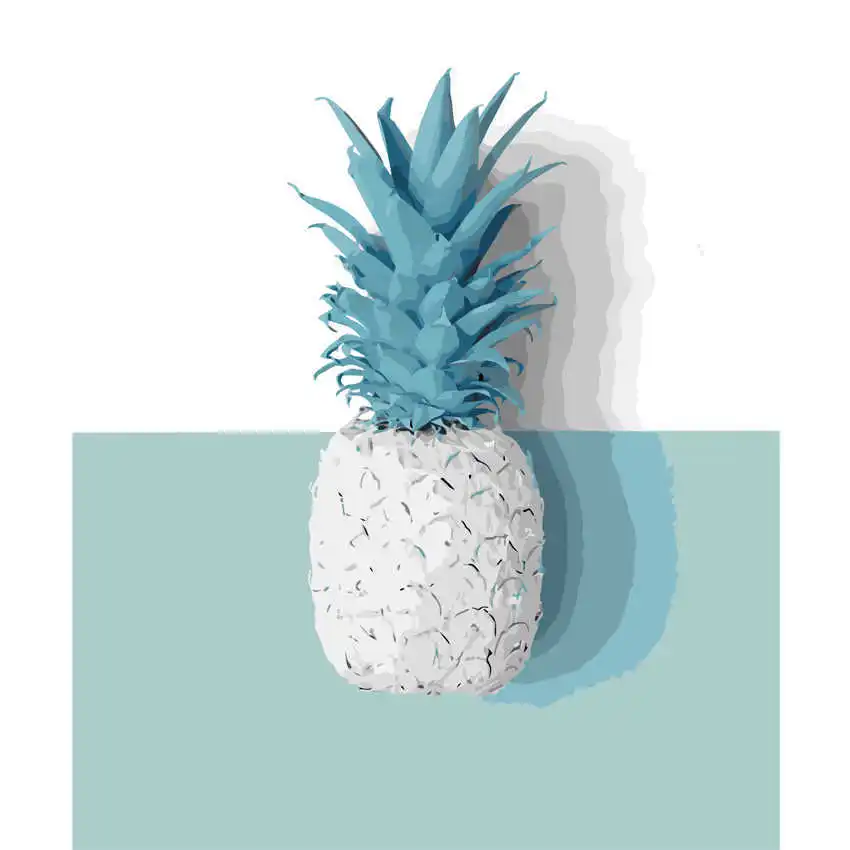pineapple painting 9 Рисование по номерам, сексуальная женщина, сделай сам масляные краски по номерам, краски по номерам наборы - Цвет: pineapple painting 9