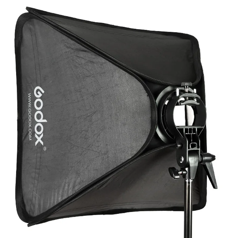 Софтбокс Godox 50*50 см/40*40 см S Тип Кронштейн для вспышки сотовый софтбокс с решеткой