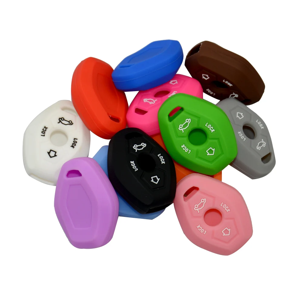 4 кнопки силиконовый чехол для ключа автомобиля протектор держатель Fob сменный