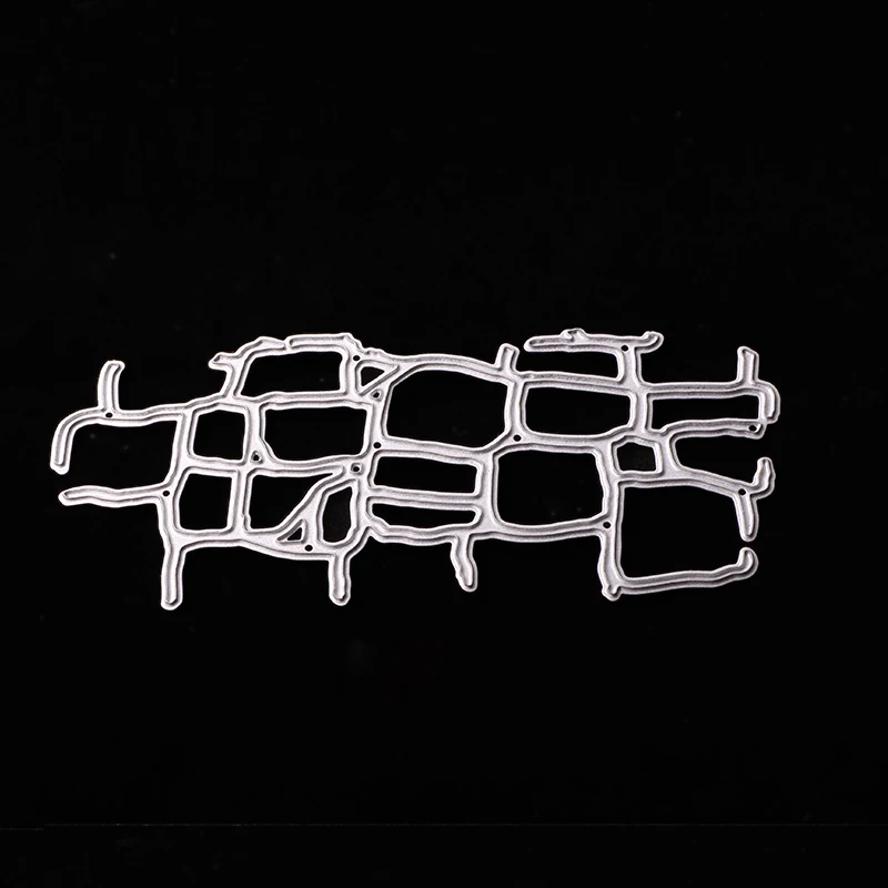 ABOOM New 1PC Special Geometry Grid Net Card Maker Metal Die Cutting Dies For DIY Scrapbooking Photo Album Decorative Cut | Дом и сад