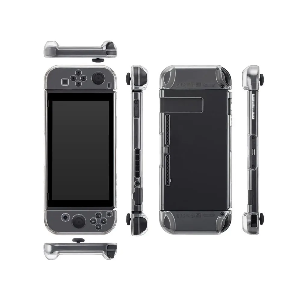 Чехол для Nintendo Switch Жесткий съемный прозрачный защитный чехол s консоли NS NX