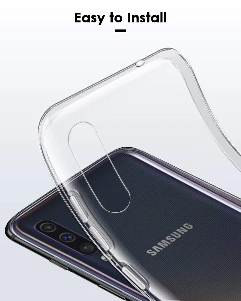 С украшением в виде кристаллов чехол для samsung Galaxy A30 A40 A50 A20 A10 A70 A10 M20 S10 A20e A20S A50S Примечание 10 Pro Чехол из ТПУ, прозрачный, мягкий