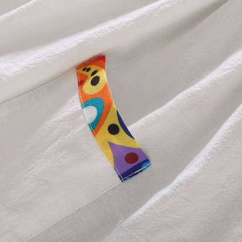 Летнее Повседневное платье с принтом для маленьких девочек хлопковый сарафан