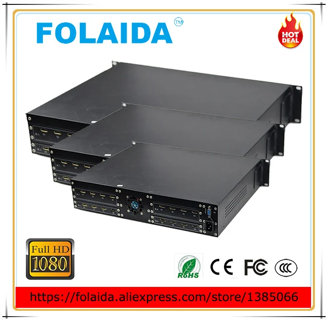 Бесплатная доставка стабильное качество 2U 8 в Выход hdmi cctv матричный коммутатор 8х8