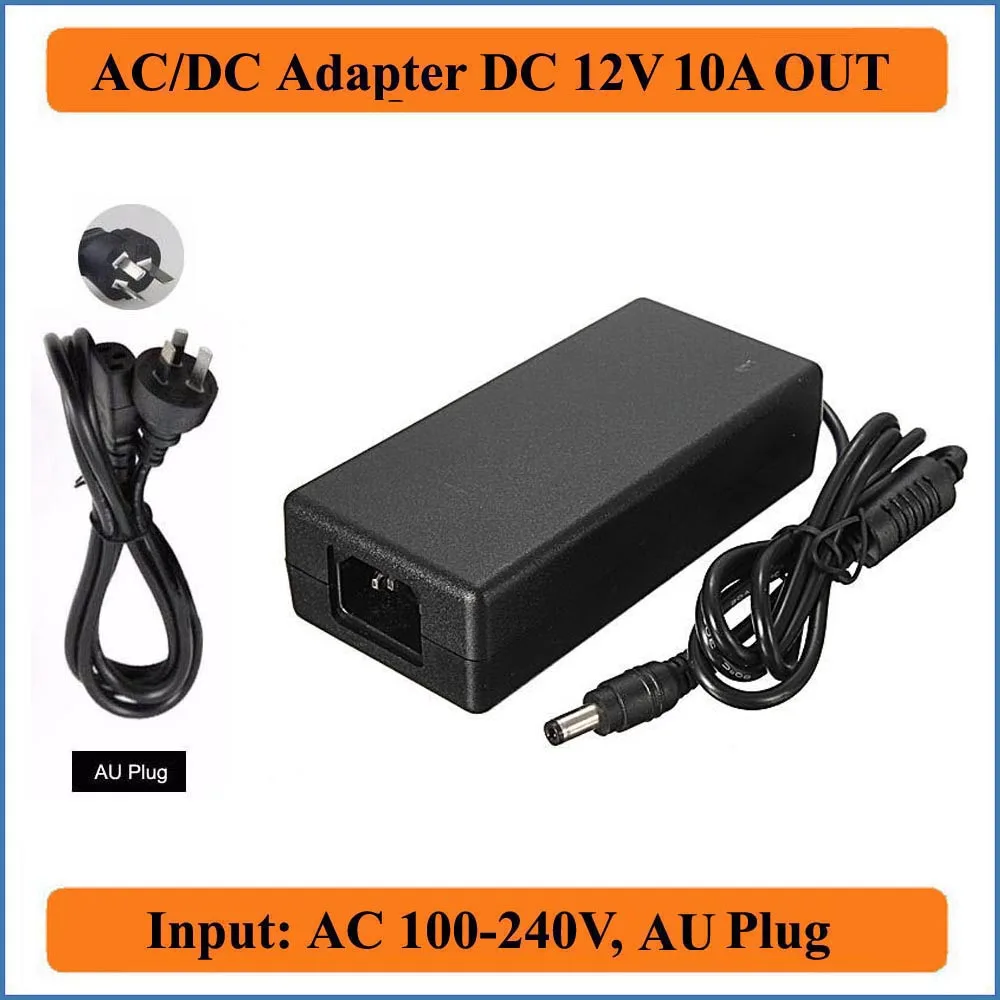 12V 10A штепсельная вилка австралийского стандарта AC DC адаптер AC100-240V