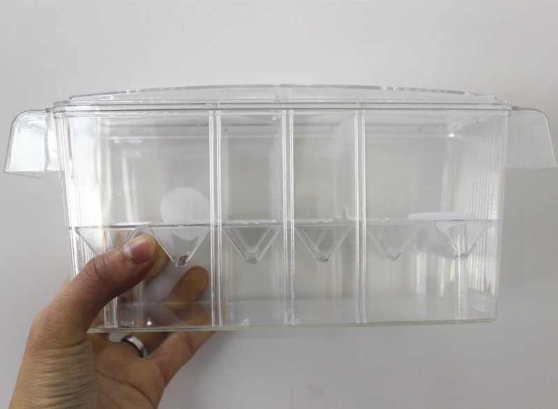 L M S Размеры 3 в 1 коробки для разведения рыб изоляция инкубатора акриловые