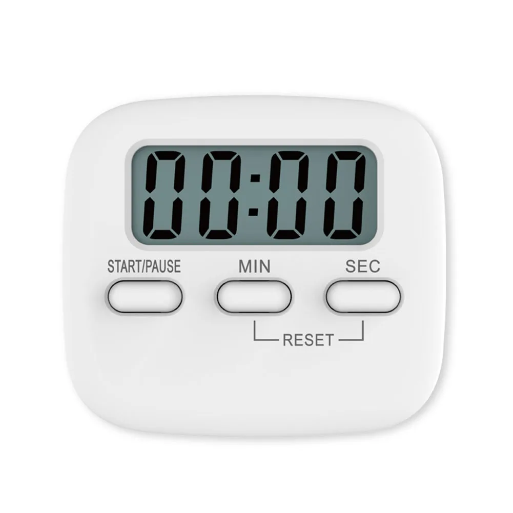 Electronic Sports ABS Portable Clear Voice Kitchen Timer Countdown Alarm LCD Digital Office Battery Powered With Speaker Home | Дом и сад