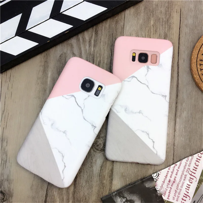 Тонкий жесткий чехол для телефона Samsung S6 S7 Edge S9 S8 Plus Note 8 9 |