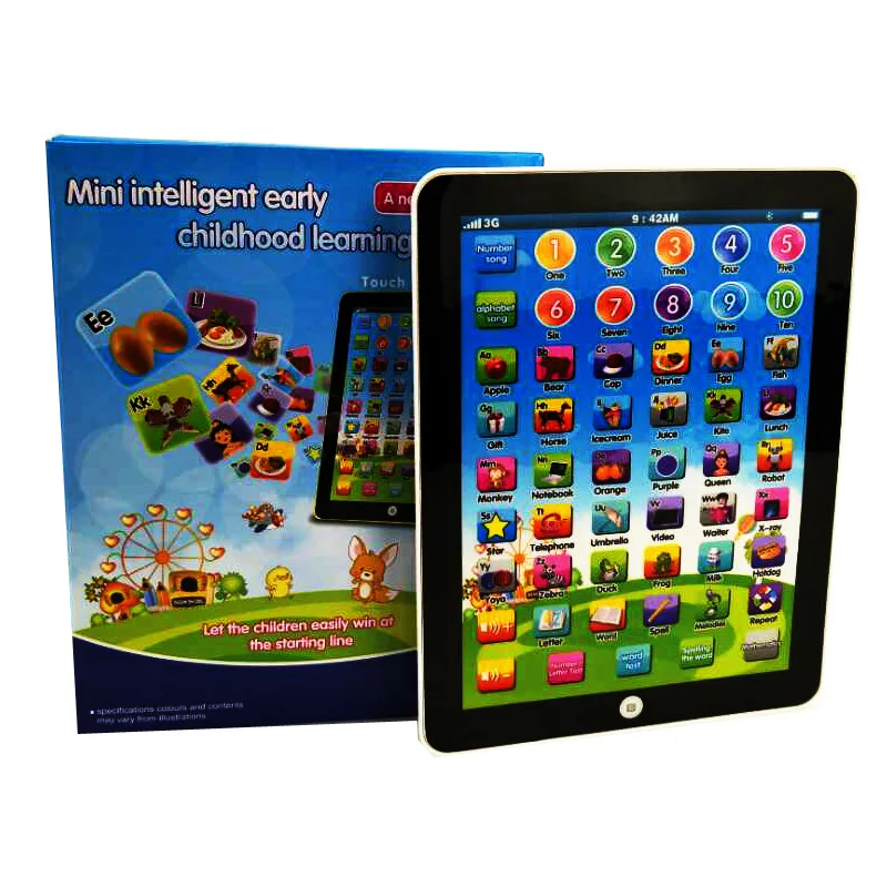 Музыкальные Развивающие игрушки для детей Английский Русский LanguageTablet Обучающая