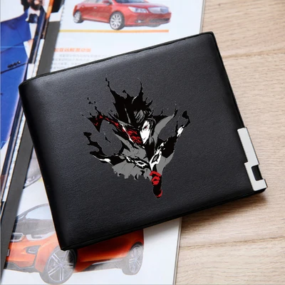 Горячие игры персона 5 P5 печать унисекс Длинный кошелек из искусственной кожи короткие бумажник Рен Амамия аниме держатель для карт из ПУ кожаный кошелек