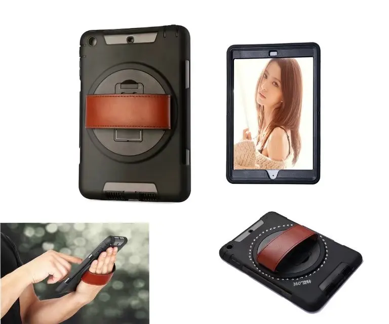 

Case for ipad mini 4 inches inch Luxury leather case tablet holster cover foldable stand tablet case for ipad mini4