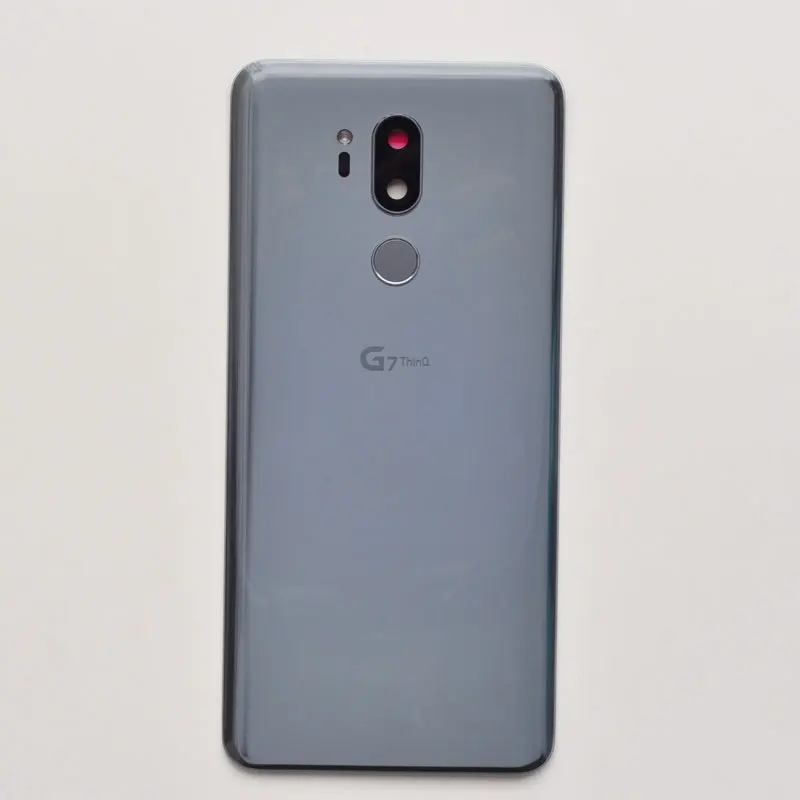 ZUCZUG стеклянный задний корпус для LG G7 ThinQ G7+ чехол для батареи с отпечатком пальца+ логотип