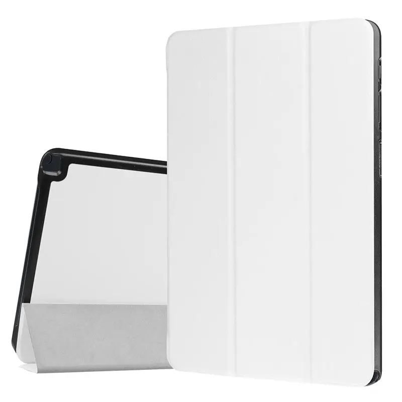 White Чехол для samsung Galaxy Tab A A6 с S Pen 10,1 SM-P580 P585 из искусственной кожи, чехол для смартфона Galaxy Tab A 10,1 S Pen - Цвет: White