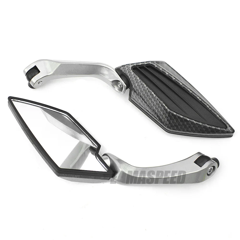 Мотоцикл Изменение Заднего вида Зеркала Руль Углерода Оболочки Алмаз
