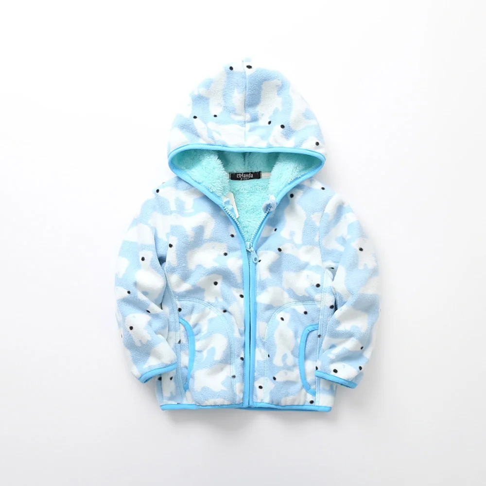 baby girl Plush Velvet jacket coats kids hoodie outerwear 2019 spring clothes casual hooded fleece coat for girls | Детская одежда и