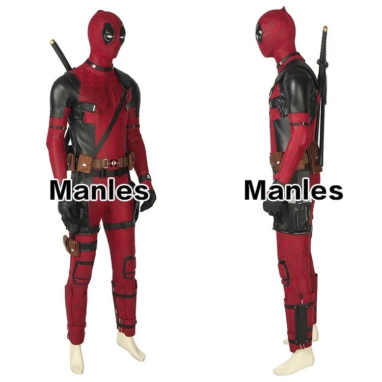 Костюм Дэдпула 2 «Once Upon A Deadpool», «Wade Winston Wilson»; карнавальный костюм на Хэллоуин; вечерние ботинки без меча