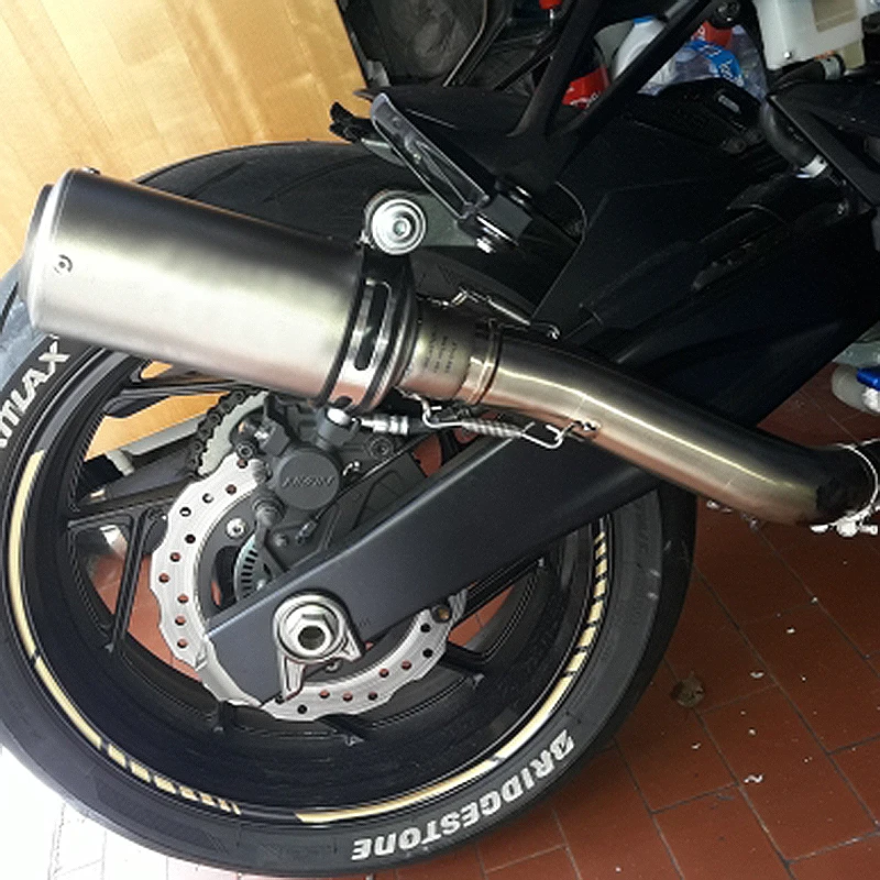 ZSDTRP для Ducati Scrambler 51 мм глушитель из нержавеющей стали выхлоп мотоцикла средняя