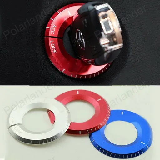 

Luminous Ignition Key Ring Switch Cover Sticker For Benz A-Class C-Class GLA CLA200 C260L Car Styling