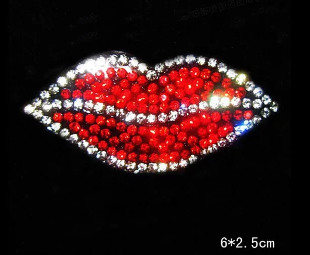 Бесплатная доставка! 10 шт.! блестящие губы узор исправление горный хрусталь