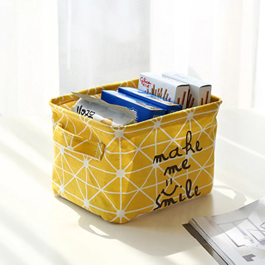 Kids Cartoon Folding Storage Basket Cotton Luggage Organizer Home Clothes Organisateur Valise Closet Makeup 13 | Дом и сад