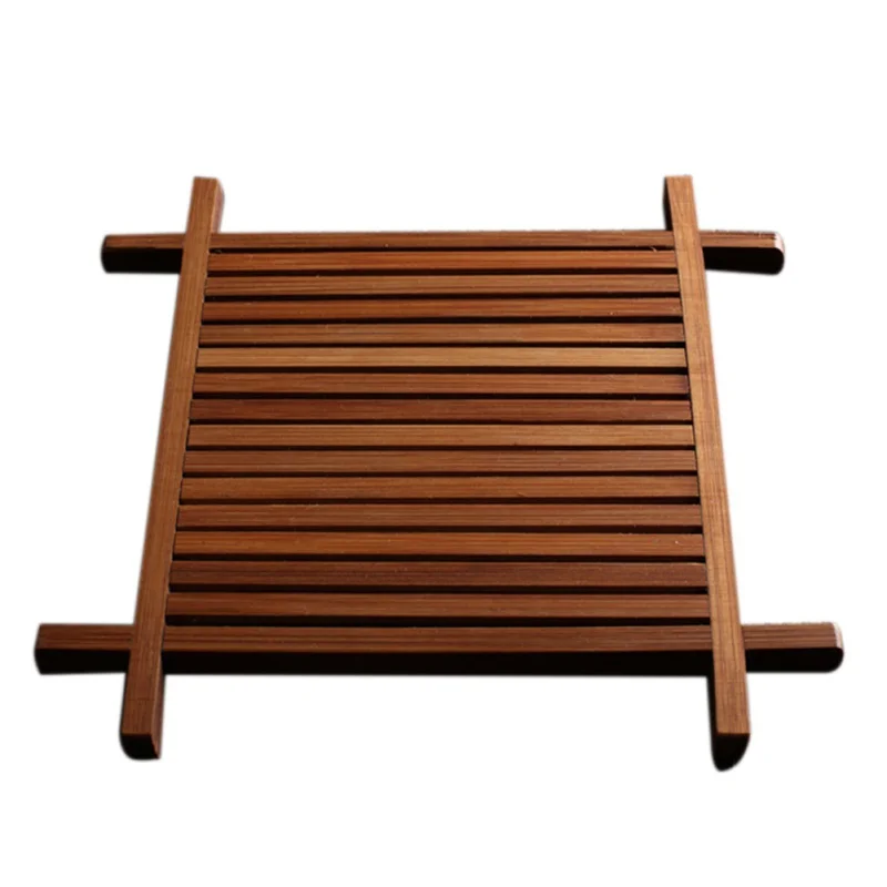 Креативная ручная подставка для чая бамбуковый коврик домашняя кухня бамбуковые