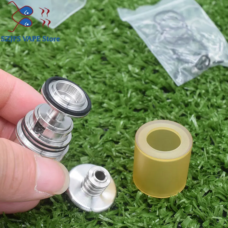 

zero Mech Mod 316ss Styled 18350/18650 battery vape Patibulum Style 22mm RTA 3.5ML Capacity Atomizer 22mm vaporizer vape mod