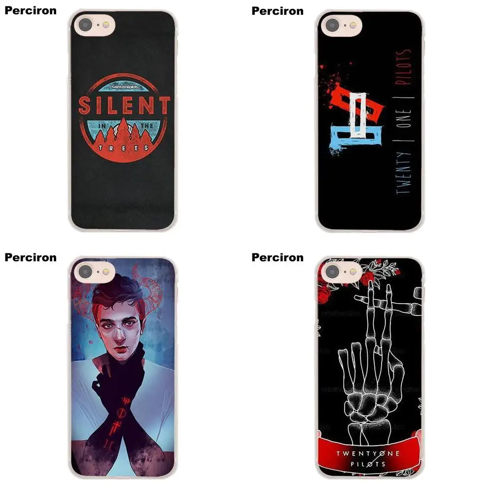 Мягкий пользовательский телефон 21 Twenty One Pilots для Apple iPhone X 4 4S 5 5C SE 6 6S 7 8 Plus LG G3 G4 G5 G6 K4