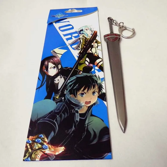 С рисунком из аниме мастера меча онлайн цепочка для ключей Sword Art Online (SAO) Арка