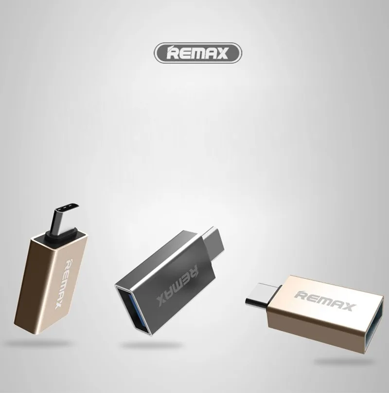 REMAX адаптеры для мобильных телефонов OTG TYPE C к usb адаптеру мини коннектор Быстрая