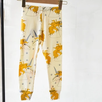Pant Детские футболки с коротким рукавом и рисунком единорога+ штаны модная одежда с рисунком единорога для мальчиков и девочек новая осенняя одежда для детей, толстовки - Цвет: Pant