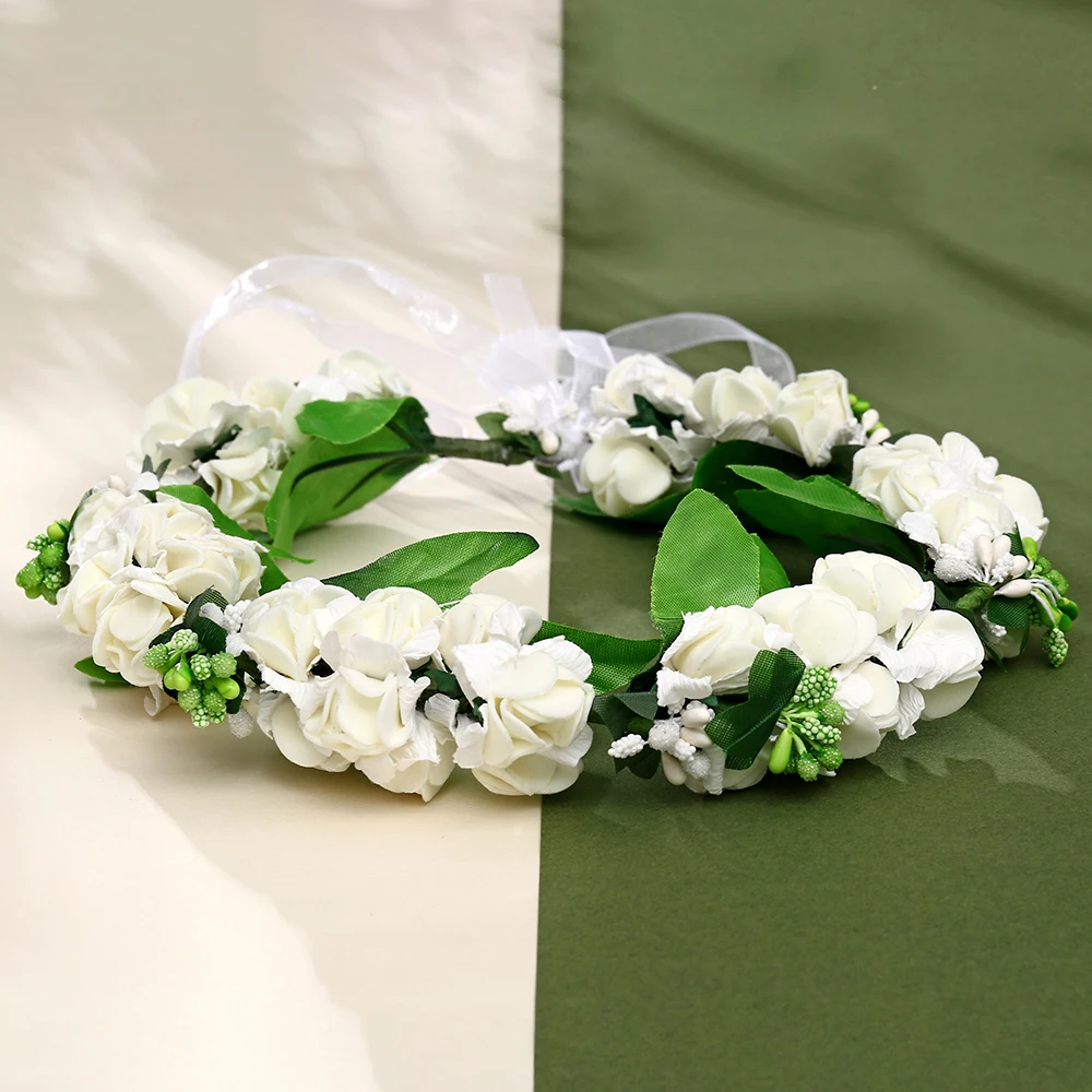 Женский свадебный венок с цветами жасмин вечерние свадебные аксессуары для